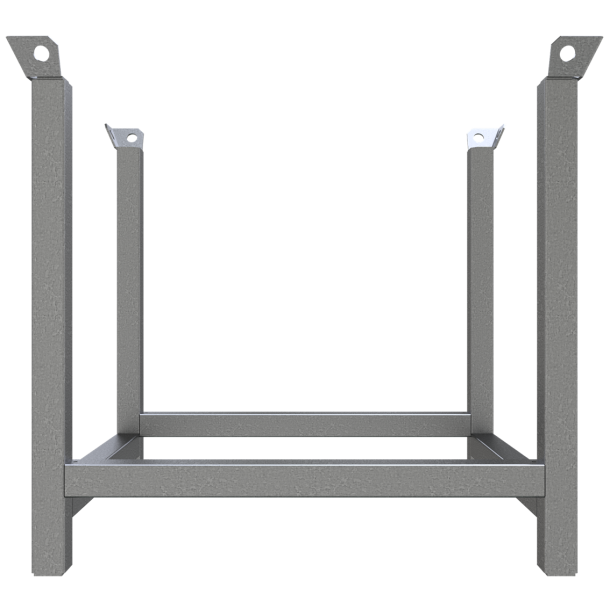 Pallet | series 50116 | Stacking pallet Filling dimensions: 0,86 m x 0,70 m x 0,74 mStandpipes and crossbars made of 60 x 60 mm square tube